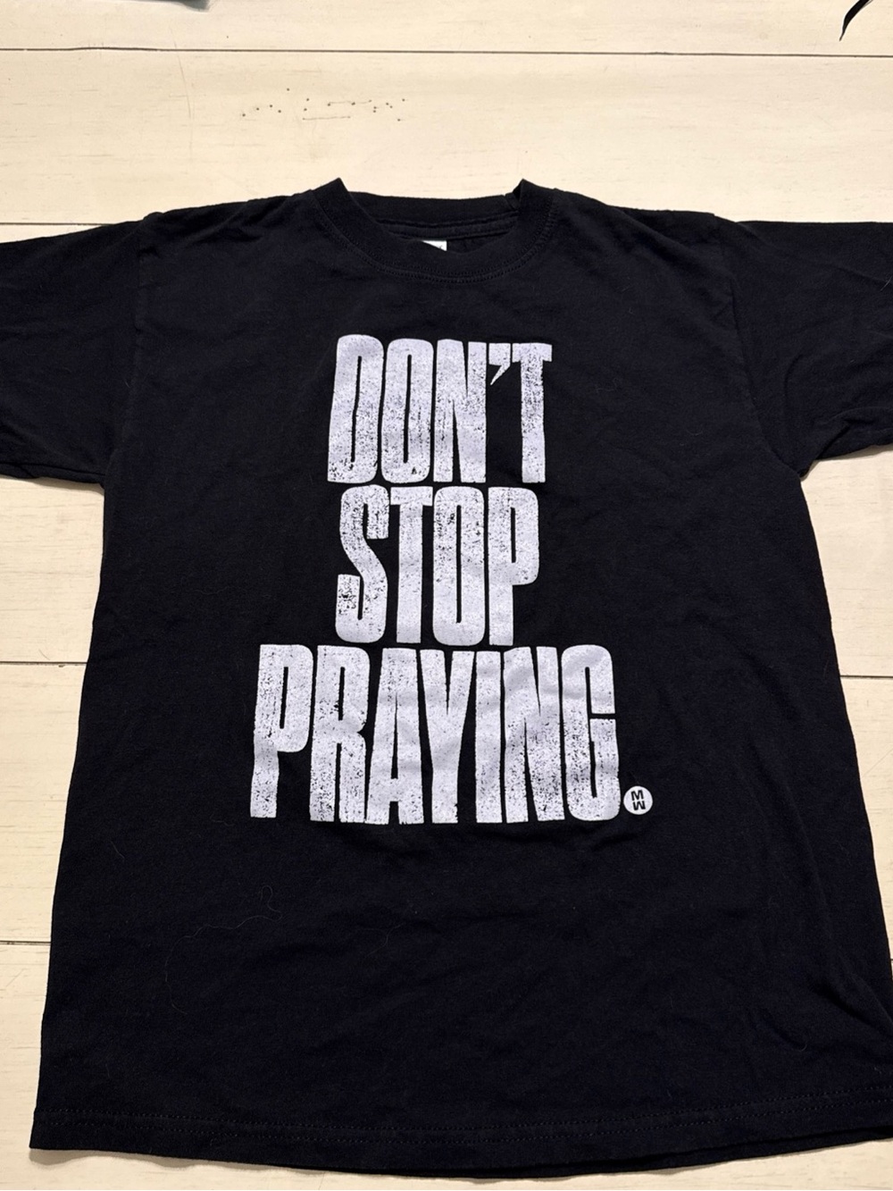Don’t Stop Praying Short Sleeve Tee - Black